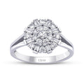 0,64 ct. Baguette Diamant Ring