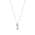 0,53 ct. Diamant Baguette Halskette