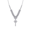 0,69 ct. Diamant Baguette Halskette