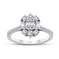 0,61 ct. Diamant Baguette Ring