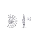 1,42 ct. Diamant Baguette Ohrringe
