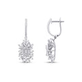 1,36 ct. Diamant Baguette Ohrringe