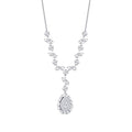0,10 ct. Diamant Tropfen Collier