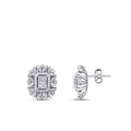 0,59 ct. Diamant Baguette Ohrringe
