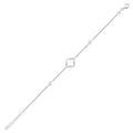 0,12 ct. Diamant-Kleeblatt-Armband