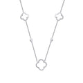0,26 ct. Diamant Kleeblatt-Halskette