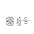 0,30 ct. Diamant Baguette Ohrringe