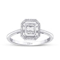 0,16 ct. Diamant Baguette Ring