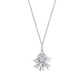 0,33 ct. Diamant Baguette Halskette