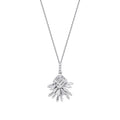 0.33 ct. Diamant Baguette Halskette