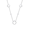 0.26 ct. Diamant Clover Halskette