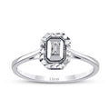 0.04 ct. Diamant Baguette Ring