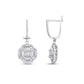 0.75 ct. Diamant Baguette Ohrringe