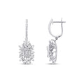 1.36 ct. Diamant Baguette Ohrringe