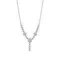 0.22 ct. Diamant Trend Blumen Halskette