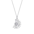 0.76 ct. Diamant Baguette Halskette