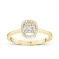 0.17 ct. Diamant Baguette Ring