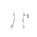 0.21 ct. Diamant Baguette Ohrringe