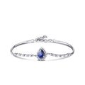 1.88 ct. Diamant Tropfen Saphir Armreif