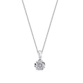 0.13 ct. Diamant Effekt Halskette