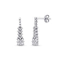 0.50 ct. Diamant Baguette Ohrringe