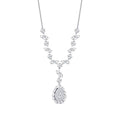 0.10 ct. Diamant Tropfen Halskette