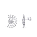 1.42 ct. Diamant Baguette Ohrringe
