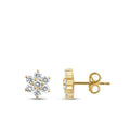 0.48 ct. Diamant Blumen Ohrringe