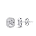 0.30 ct. Diamant Baguette Ohrringe