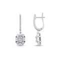1.18 ct. Diamant Baguette Ohrringe