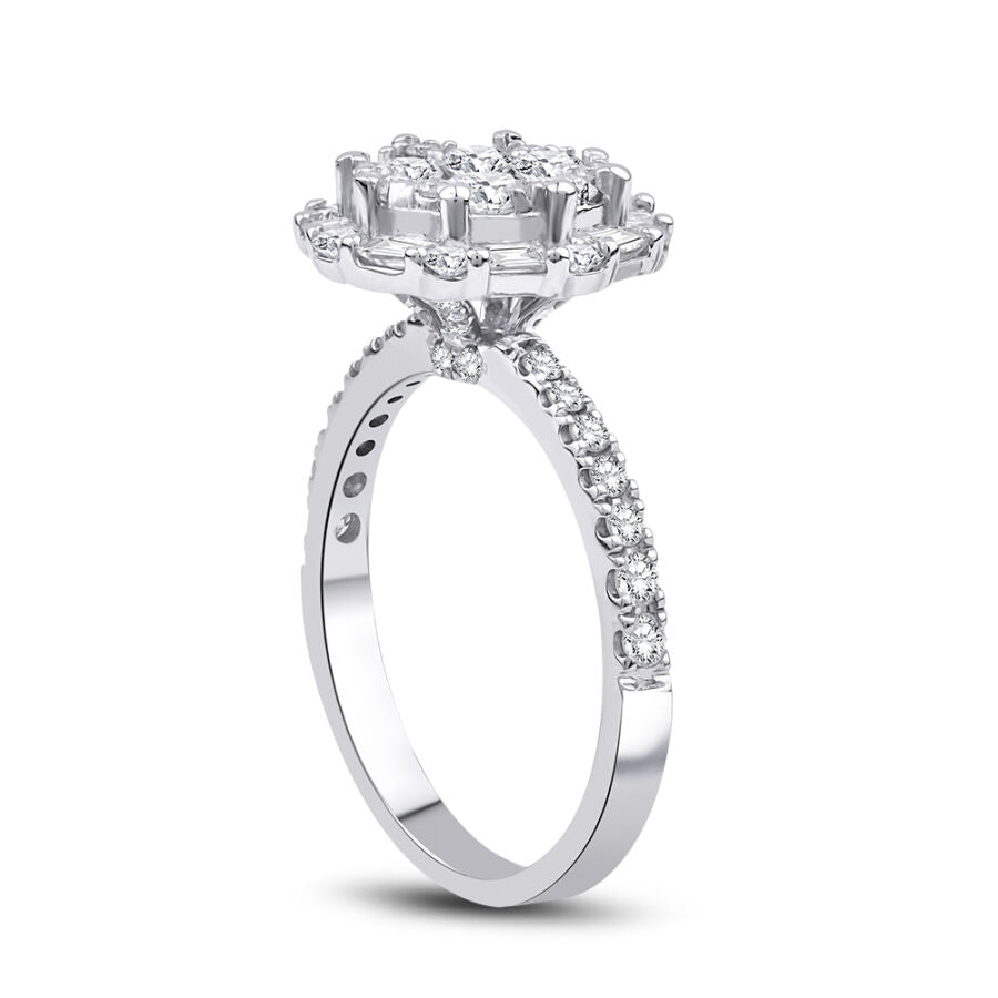 1,32 ct. Diamant Baguette Ring