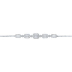 Baguette-Armband aus Gold