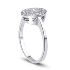 0,19 ct. Diamant Baguette Ring