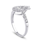 0,46 ct. Diamant Baguette Ring