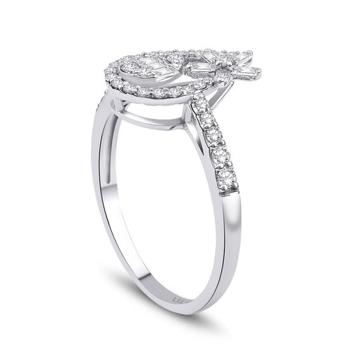 0.46 ct. Diamant Baguette Ring
