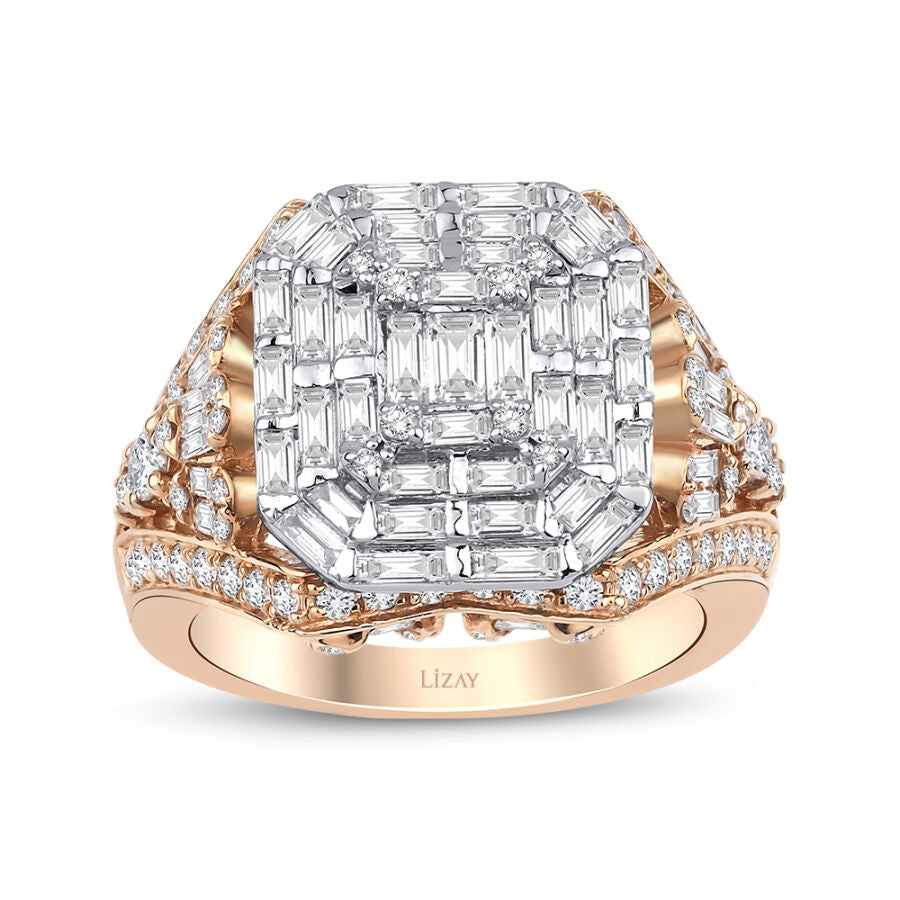 1,86 ct. Diamant Baguette Ring