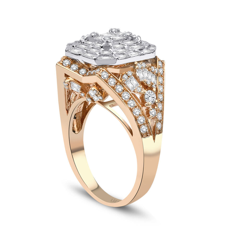 1.86 ct. Diamant Baguette Ring