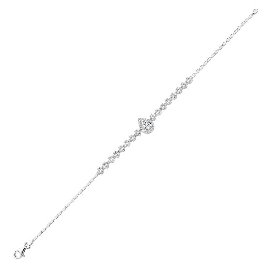 Trend-Armband mit Tropfen-Design aus Gold
