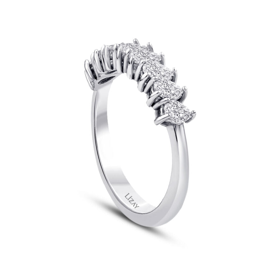 0.66 ct. Diamant Tropfen Trend Ring