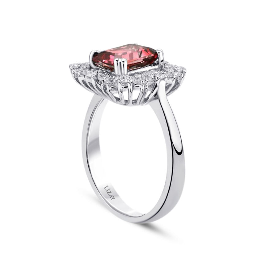 3,33 ct. Diamant Rubin Ring