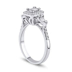0,46 ct. Diamant Baguette Ring