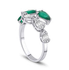 1,27 ct. Diamant Smaragd Ring