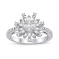 0,64 ct. Diamant Baguette Ring