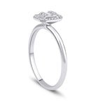 0,11 ct. Diamant Baguette Ring
