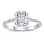 0.28 ct. Diamant Baguette Ring