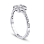 0.28 ct. Diamant Baguette Ring