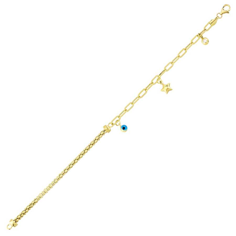 Gold Trend Glücks Ketten Armband