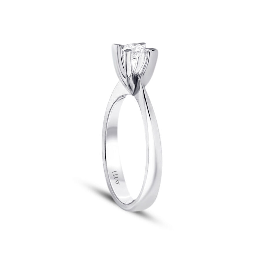 0,35 ct. Diamant Trend Brillant Solitär Verlobungsring