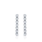 0,47 ct. Diamant Sieben-Stein Ohrringe