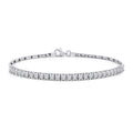 Klassisches Tennisarmband aus Gold
